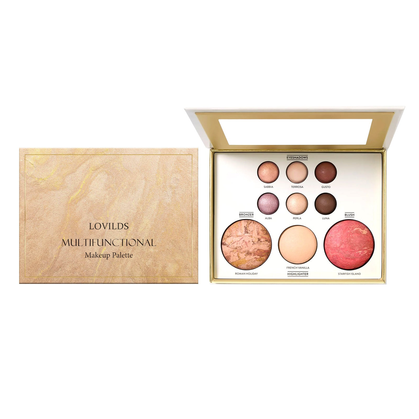 💄LOVILDS Treasure makeup set, baking makeup aesthetics are coming💖(NO BRUSH)-1