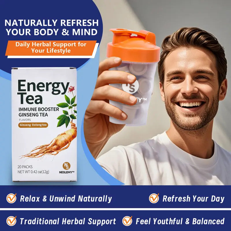 NESLEMY™ Ginseng Oolong Energy & Strength Tea — Boost Your Vitality-1