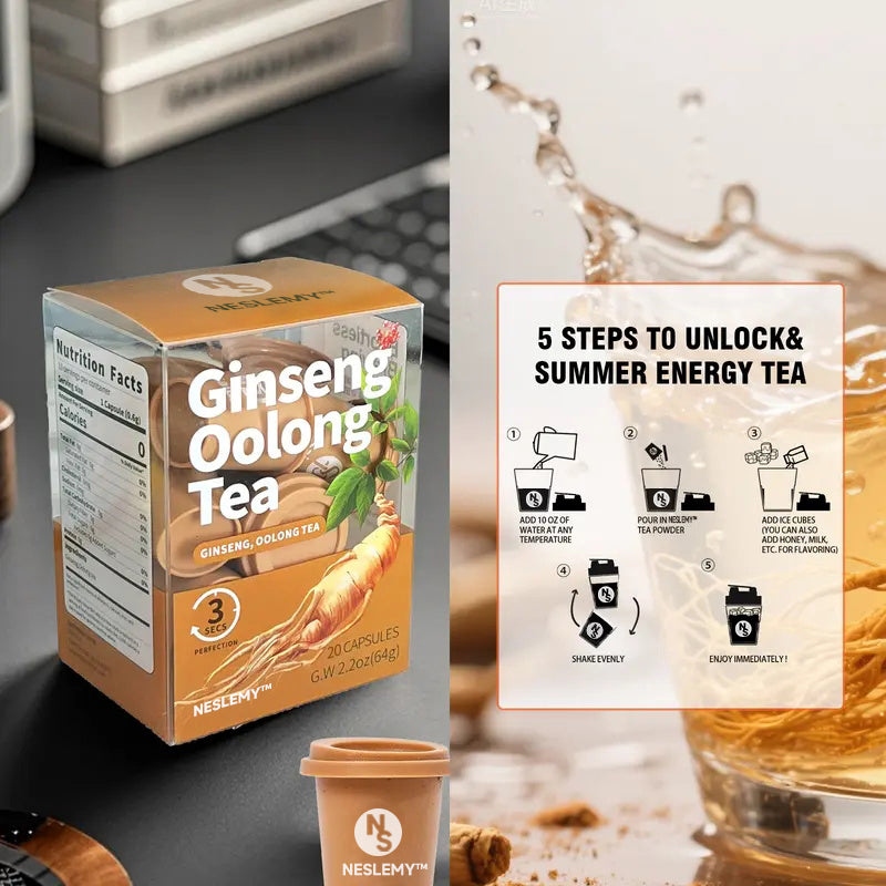NESLEMY™ Ginseng Oolong Energy & Strength Tea — Boost Your Vitality-1