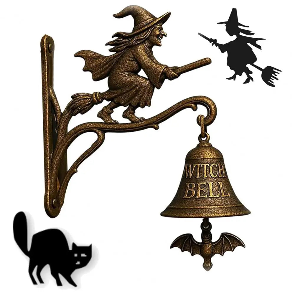 🔔 Witch Bell 2025 Edition - Limited Vintage Doorbell for Mystic Homes! 🧙‍♀️✨-1