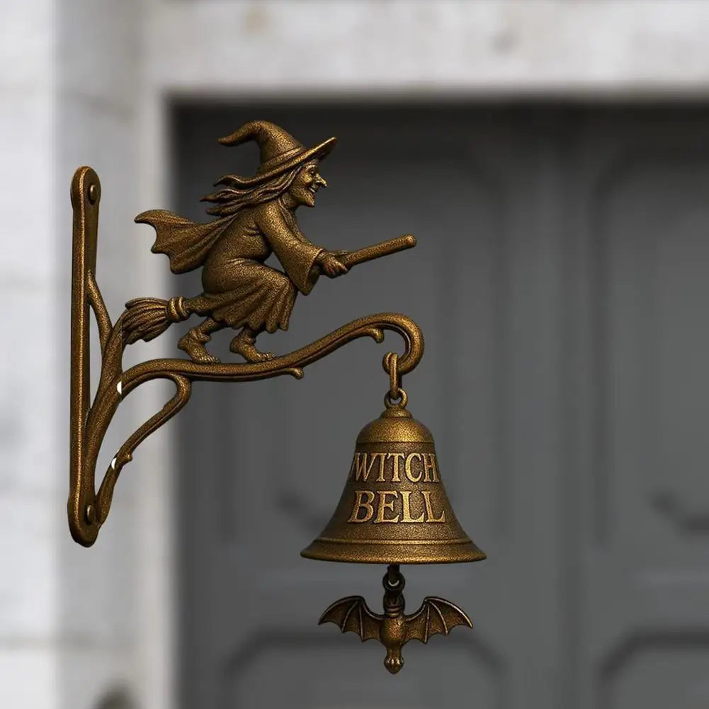 🔔 Witch Bell 2025 Edition - Limited Vintage Doorbell for Mystic Homes! 🧙‍♀️✨-1