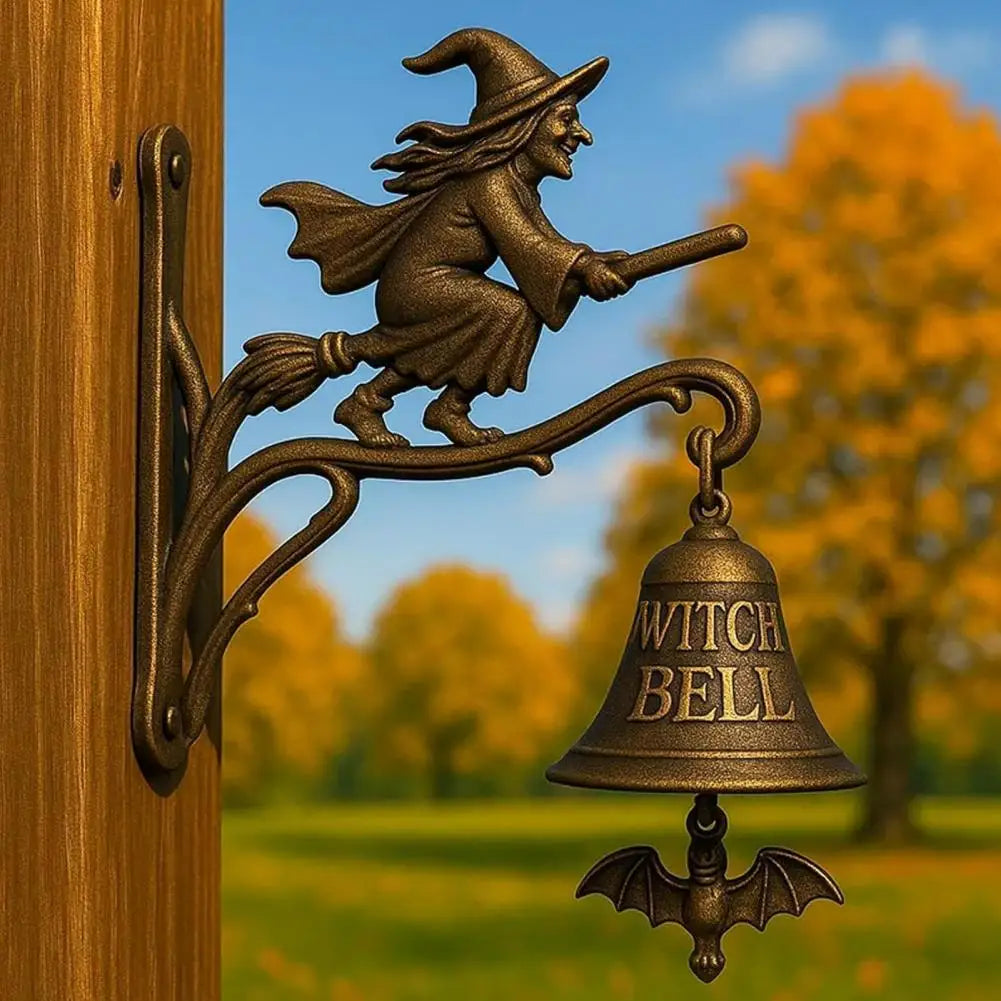 🔔 Witch Bell 2025 Edition - Limited Vintage Doorbell for Mystic Homes! 🧙‍♀️✨-1